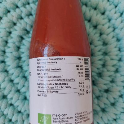 BIO rajčatové pyré 425 g – Vilgain