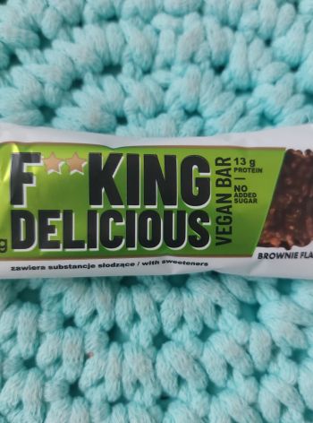 Fitking Delicious Protein VEGAN Bar (brownie) 55 g – Allnutrition