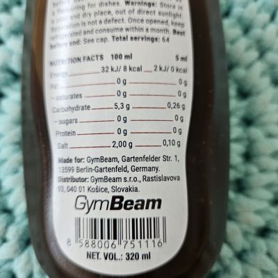 Bezkalorická omáčka BBQ Sauce 320 ml – GymBeam