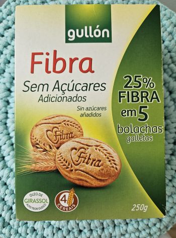 Sušenky Diet fibra (bez přidaného cukru s vysokým obsahem vlákniny) 250 g – Gullón