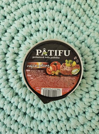 Pátifu = „paštika“ z tofu RAJČE-OLIVY 100 g – Veto