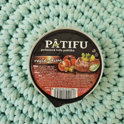 Pátifu = „paštika“ z tofu RAJČE-OLIVY 100 g – Veto