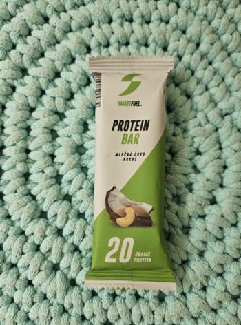 Proteinová tyčinka MLÉČNÁ ČOKO&KOKOS 60 g (slazené erythritolem) – Smartfuel
