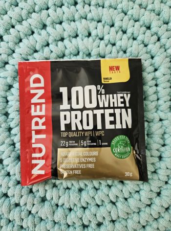 100% Whey Protein 30 g vzorek (VANILKA) – Nutrend