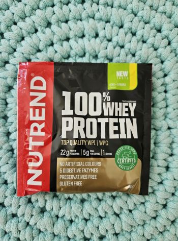 100% Whey Protein 30 g vzorek (KIWI BANÁN) – Nutrend