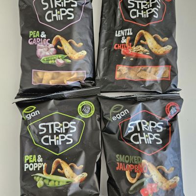 Strips Chips Čočka a chilli 80 g (bez lepku, vysoký obsah rostlinných bílkovin)