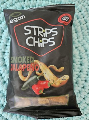Strips Chips Uzené Jalapeno 80 g (bez lepku, vysoký obsah rostlinných bílkovin)