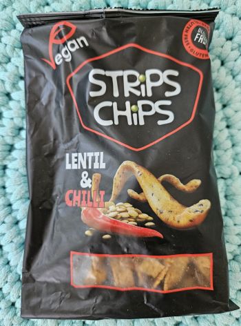 Strips Chips Čočka a chilli 80 g (bez lepku, vysoký obsah rostlinných bílkovin)