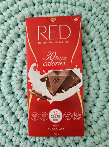 Mléčná čokoláda (bez přidaného cukru s erythritolem) 100 g – RED Delight