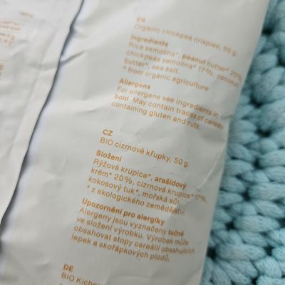 Křupky s příchutí ARAŠÍDOVÉHO MÁSLA 50 g – Vilgain
