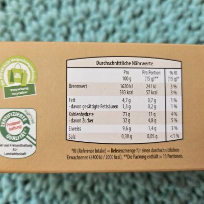 Celozrnné dlouhé piškoty 200 g