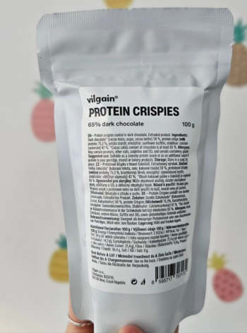 Protein crispies (65% dark chocolate) 100 g – Vilgain