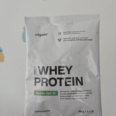 Vilgain Grass-Fed Whey Protein (bez příchuti) – 30 g