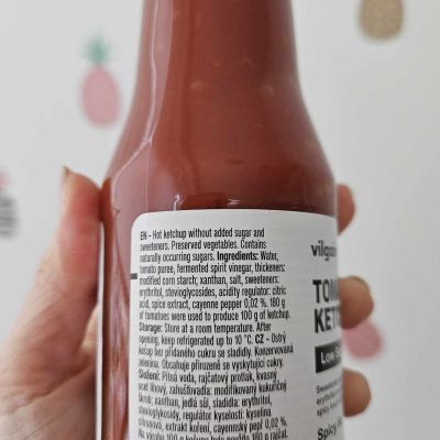 Kečup s nízkým obsahem cukru (pikantní) 300 g – Vilgain