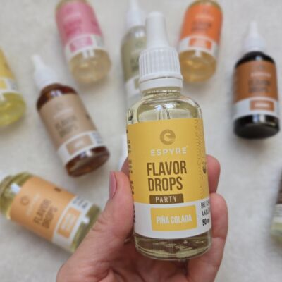 Kapičky bez přidaného cukru Espyre Flavor Drops 50 ml – různé příchutě