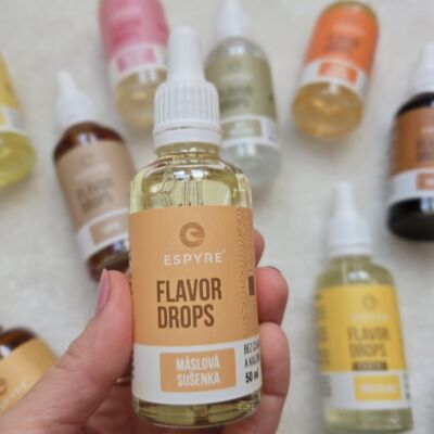 Kapičky bez přidaného cukru Espyre Flavor Drops 50 ml – různé příchutě