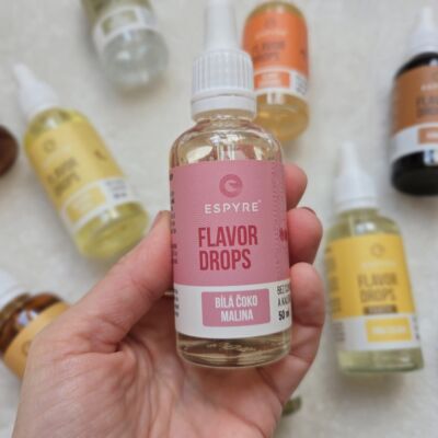 Kapičky bez přidaného cukru Espyre Flavor Drops 50 ml – různé příchutě