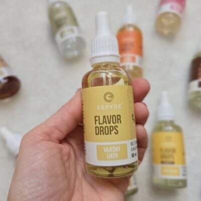 Kapičky bez přidaného cukru Espyre Flavor Drops 50 ml – různé příchutě