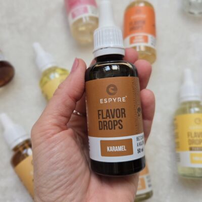 Kapičky bez přidaného cukru Espyre Flavor Drops 50 ml – různé příchutě