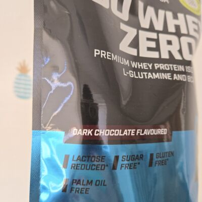 Proteinový prášek Iso Whey Zero (dark chocolate) 500 g – BioTechUSA
