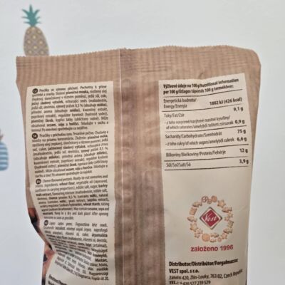 Tenké křupavé precle jako vhodnější zobka (různé příchutě) 90 g – Vest