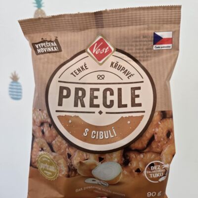 Tenké křupavé precle jako vhodnější zobka (různé příchutě) 90 g – Vest